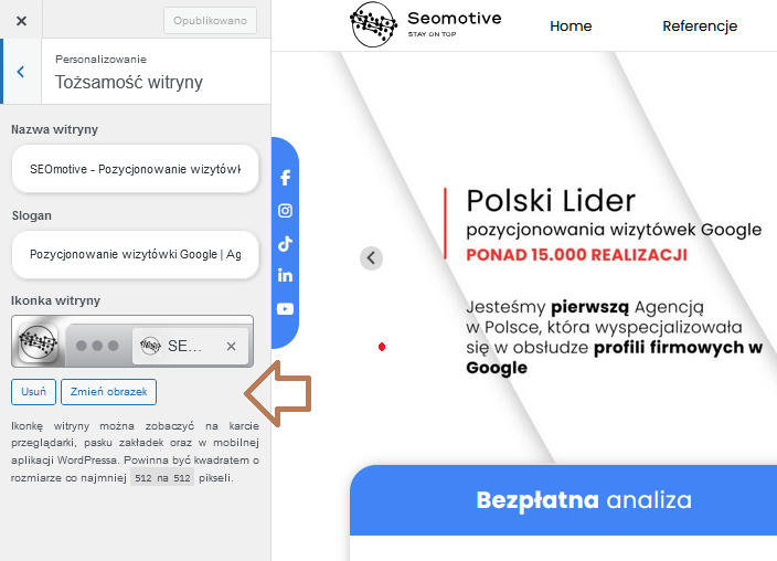 Jak ustawić Favicon na WordPress